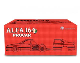 Alfa Romeo 164 Procar Prototipo 1988 Rosso alfa - Rot Laudoracing 1:18 Resinemodell (Türen, Motorhaube... nicht zu öffnen!)